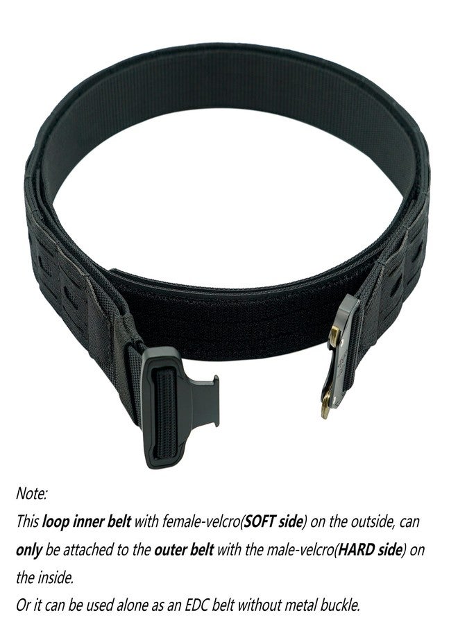 Dotacty Inner Belt w/Loop Liner for Utility/Riggers/Range Belt 1.5" No Buckle No Scratch No Metal Mechanics EDC Work Underbelt XL - Image 2
